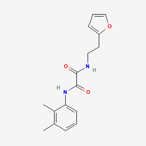 molecular formula C16H18N2O3 B2694271 N'-(2,3-二甲基苯基)-N-[2-(呋喃-2-基)乙基]甲酰胺 CAS No. 898374-68-0