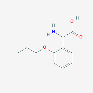 Amino(2-propoxyphenyl)acetic acid