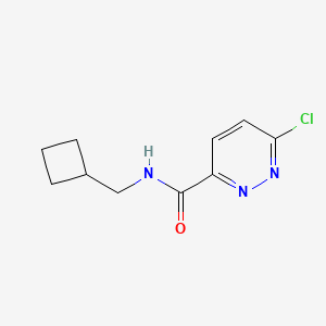 molecular formula C10H12ClN3O B2694320 6-chloro-N-(cyclobutylmethyl)pyridazine-3-carboxamide CAS No. 1179731-58-8