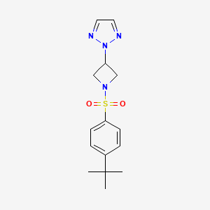 2-(1-((4-(tert-butyl)phenyl)sulfonyl)azetidin-3-yl)-2H-1,2,3-triazole