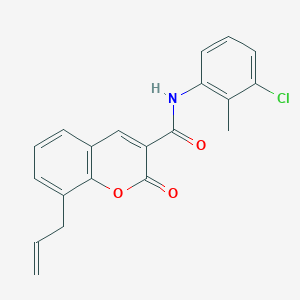 molecular formula C20H16ClNO3 B2694350 8-allyl-N-(3-chloro-2-methylphenyl)-2-oxo-2H-chromene-3-carboxamide CAS No. 325779-76-8