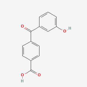 molecular formula C14H10O4 B2694358 4-(3-Hydroxybenzoyl)benzoic acid CAS No. 195318-70-8