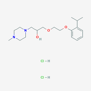 1-(2-(2-Isopropylphenoxy)ethoxy)-3-(4-methylpiperazin-1-yl)propan-2-ol dihydrochloride