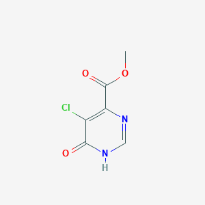 molecular formula C6H5ClN2O3 B2694371 Methyl 5-chloro-6-oxo-1H-pyrimidine-4-carboxylate CAS No. 1824150-72-2