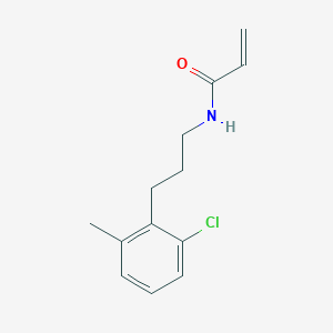 N-[3-(2-Chloro-6-methylphenyl)propyl]prop-2-enamide