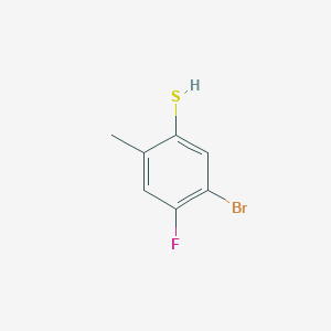molecular formula C7H6BrFS B2694440 5-Bromo-4-fluoro-2-methylthiophenol CAS No. 873922-26-0