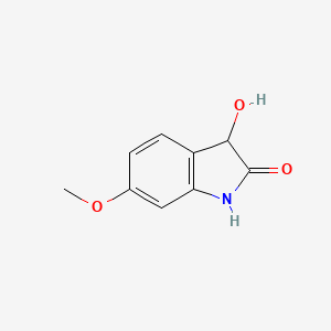 molecular formula C9H9NO3 B2694484 3-羟基-6-甲氧基-2,3-二氢-1H-吲哚-2-酮 CAS No. 1248148-96-0