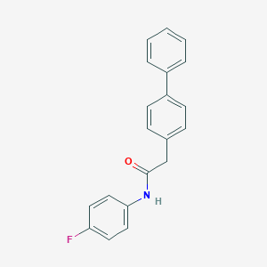 molecular formula C20H16FNO B269450 2-(biphenyl-4-yl)-N-(4-fluorophenyl)acetamide 