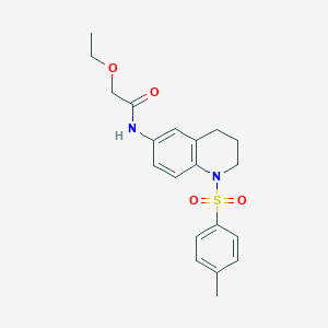 molecular formula C20H24N2O4S B2694501 2-乙氧基-N-(1-对甲苯磺酰-1,2,3,4-四氢喹啉-6-基)乙酰胺 CAS No. 899751-66-7