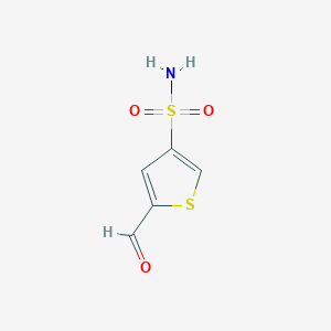 5-Formylthiophene-3-sulfonamide