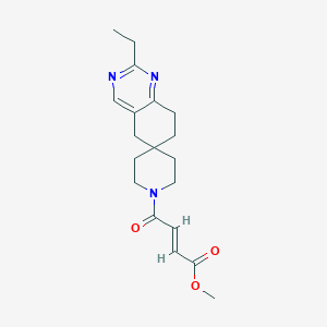 Methyl (E)-4-(2-ethylspiro[7,8-dihydro-5H-quinazoline-6,4'-piperidine]-1'-yl)-4-oxobut-2-enoate