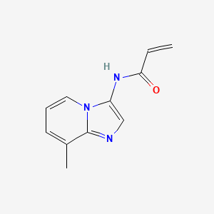 molecular formula C11H11N3O B2694526 N-(8-Methylimidazo[1,2-a]pyridin-3-yl)prop-2-enamide CAS No. 2185980-42-9