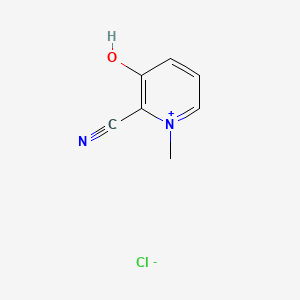 molecular formula C7H7ClN2O B2694554 2-Cyano-3-hydroxy-1-methylpyridin-1-ium chloride CAS No. 24027-03-0