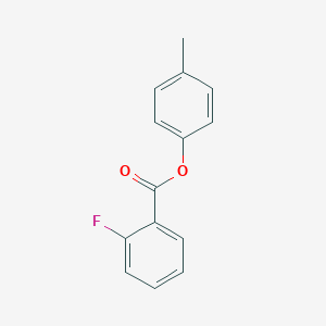 molecular formula C14H11FO2 B269457 4-Methylphenyl 2-fluorobenzoate 