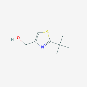 molecular formula C8H13NOS B2694576 (2-(tert-Butyl)thiazol-4-yl)methanol CAS No. 937656-80-9