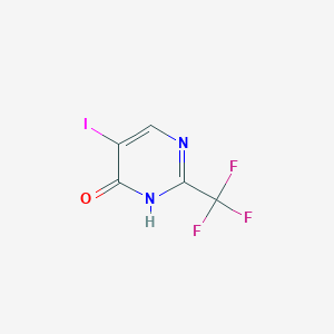 5-Iodo-2-(trifluoromethyl)pyrimidin-4(3H)-one