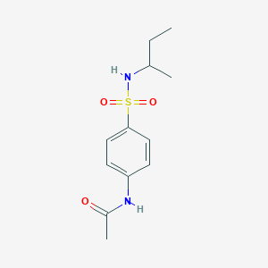 molecular formula C12H18N2O3S B269461 N-(4-sec-Butylsulfamoyl-phenyl)-acetamide 