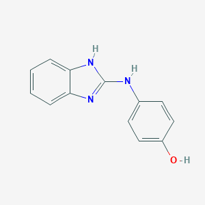 molecular formula C13H11N3O B269462 4-(1H-benzimidazol-2-ylamino)phenol 