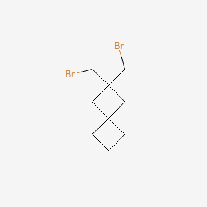 molecular formula C9H14Br2 B2694634 2,2-Bis(bromomethyl)spiro[3.3]heptane CAS No. 1378021-78-3