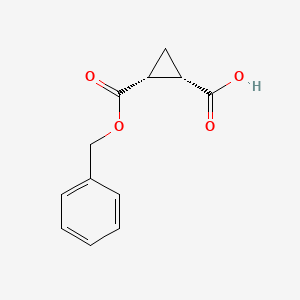 (1S,2R)-rel-2-[(benzyloxy)carbonyl]cyclopropane-1-carboxylic acid