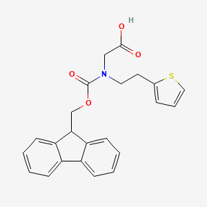 2-({[(9H-fluoren-9-yl)methoxy]carbonyl}[2-(thiophen-2-yl)ethyl]amino)acetic acid