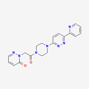 2-(2-oxo-2-(4-(6-(pyridin-2-yl)pyridazin-3-yl)piperazin-1-yl)ethyl)pyridazin-3(2H)-one