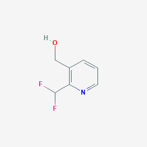 molecular formula C7H7F2NO B2694650 (2-(二氟甲基)吡啶-3-基)甲醇 CAS No. 1784521-24-9
