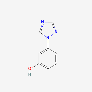 molecular formula C8H7N3O B2694651 3-(1H-1,2,4-triazol-1-yl)phenol CAS No. 1192064-41-7