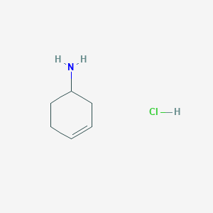 molecular formula C6H12ClN B2694707 Cyclohex-3-en-1-amine hydrochloride CAS No. 22615-33-4