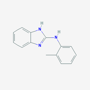 molecular formula C14H13N3 B269474 N-(2-methylphenyl)-1H-benzimidazol-2-amine 