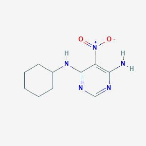 N4-cyclohexyl-5-nitropyrimidine-4,6-diamine