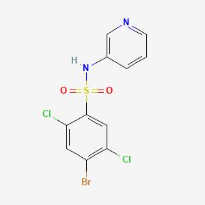 4-Bromo-2,5-dichloro-N-pyridin-3-ylbenzenesulfonamide