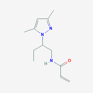 N-[2-(3,5-Dimethylpyrazol-1-yl)butyl]prop-2-enamide