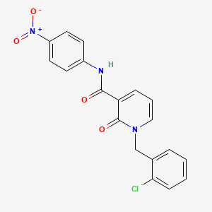 1-(2-chlorobenzyl)-N-(4-nitrophenyl)-2-oxo-1,2-dihydropyridine-3-carboxamide