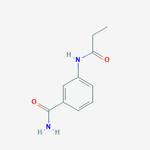 molecular formula C10H12N2O2 B269482 3-(Propanoylamino)benzamide 