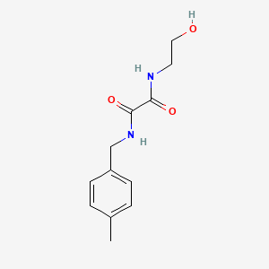 molecular formula C12H16N2O3 B2694830 N1-(2-羟乙基)-N2-(4-甲基苯甲基)草酰胺 CAS No. 433243-64-2