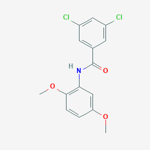 molecular formula C15H13Cl2NO3 B269484 3,5-dichloro-N-(2,5-dimethoxyphenyl)benzamide 