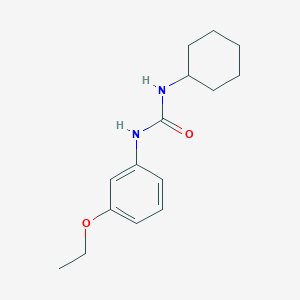 molecular formula C15H22N2O2 B269485 N-cyclohexyl-N'-(3-ethoxyphenyl)urea 