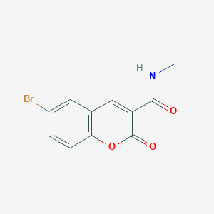 molecular formula C11H8BrNO3 B2694857 6-溴-N-甲基-2-氧代-2H-香豆素-3-羧酰胺 CAS No. 38472-58-1