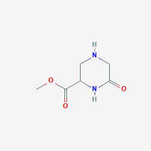 molecular formula C6H10N2O3 B2694865 Methyl 6-oxopiperazine-2-carboxylate CAS No. 234109-20-7