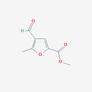 molecular formula C8H8O4 B2694904 Methyl 4-formyl-5-methyl-2-furancarboxylate CAS No. 7039-85-2