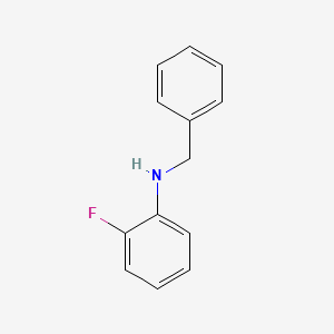 molecular formula C13H12FN B2694913 (2-氟苯基)苄胺 CAS No. 123330-52-9