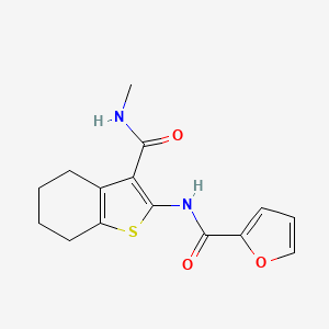 N-(3-(methylcarbamoyl)-4,5,6,7-tetrahydrobenzo[b]thiophen-2-yl)furan-2-carboxamide
