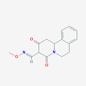 2,4-dioxo-1,3,4,6,7,11b-hexahydro-2H-pyrido[2,1-a]isoquinoline-3-carbaldehyde O-methyloxime