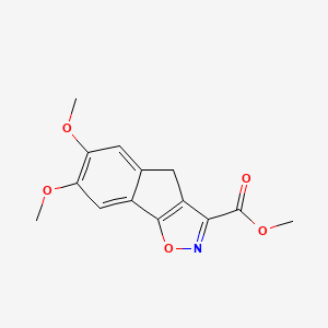 methyl 6,7-dimethoxy-4H-indeno[2,1-d][1,2]oxazole-3-carboxylate
