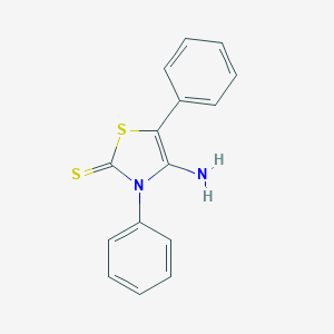 molecular formula C15H12N2S2 B269494 4-Amino-3,5-diphenyl-1,3-thiazole-2(3H)-thione 