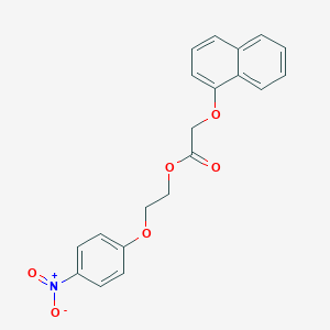 B2694946 2-(4-Nitrophenoxy)ethyl 2-(naphthalen-1-yloxy)acetate CAS No. 397281-25-3