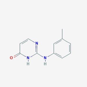 molecular formula C11H11N3O B269495 2-(3-toluidino)-4(3H)-pyrimidinone 