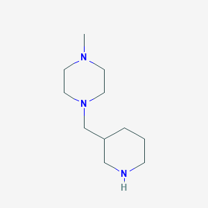 molecular formula C11H23N3 B2694970 1-甲基-4-(哌啶-3-基甲基)哌嗪 CAS No. 896054-84-5