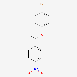 1-Bromo-4-[1-(4-nitrophenyl)ethoxy]benzene